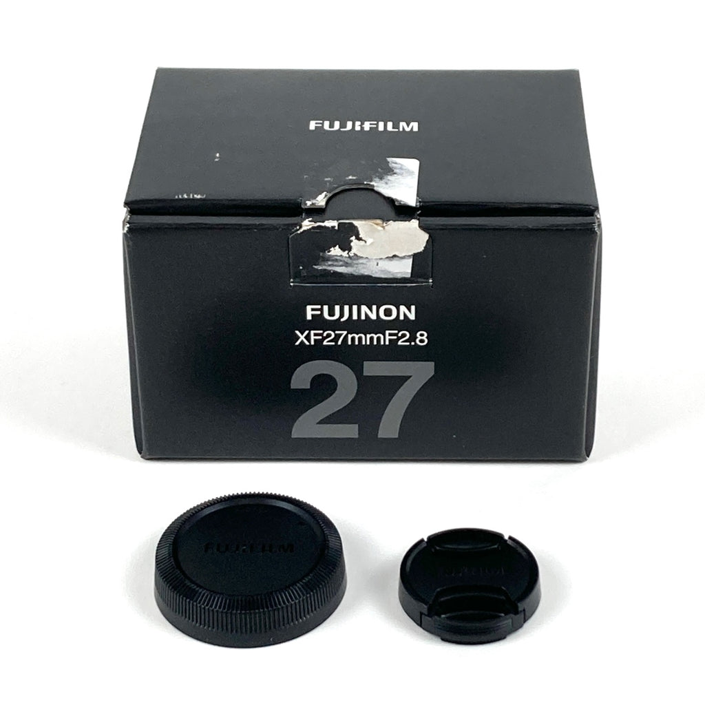 富士フイルム FUJIFILM XF 27mm F2.8 ブラック 一眼カメラ用レンズ（オートフォーカス） 【中古】