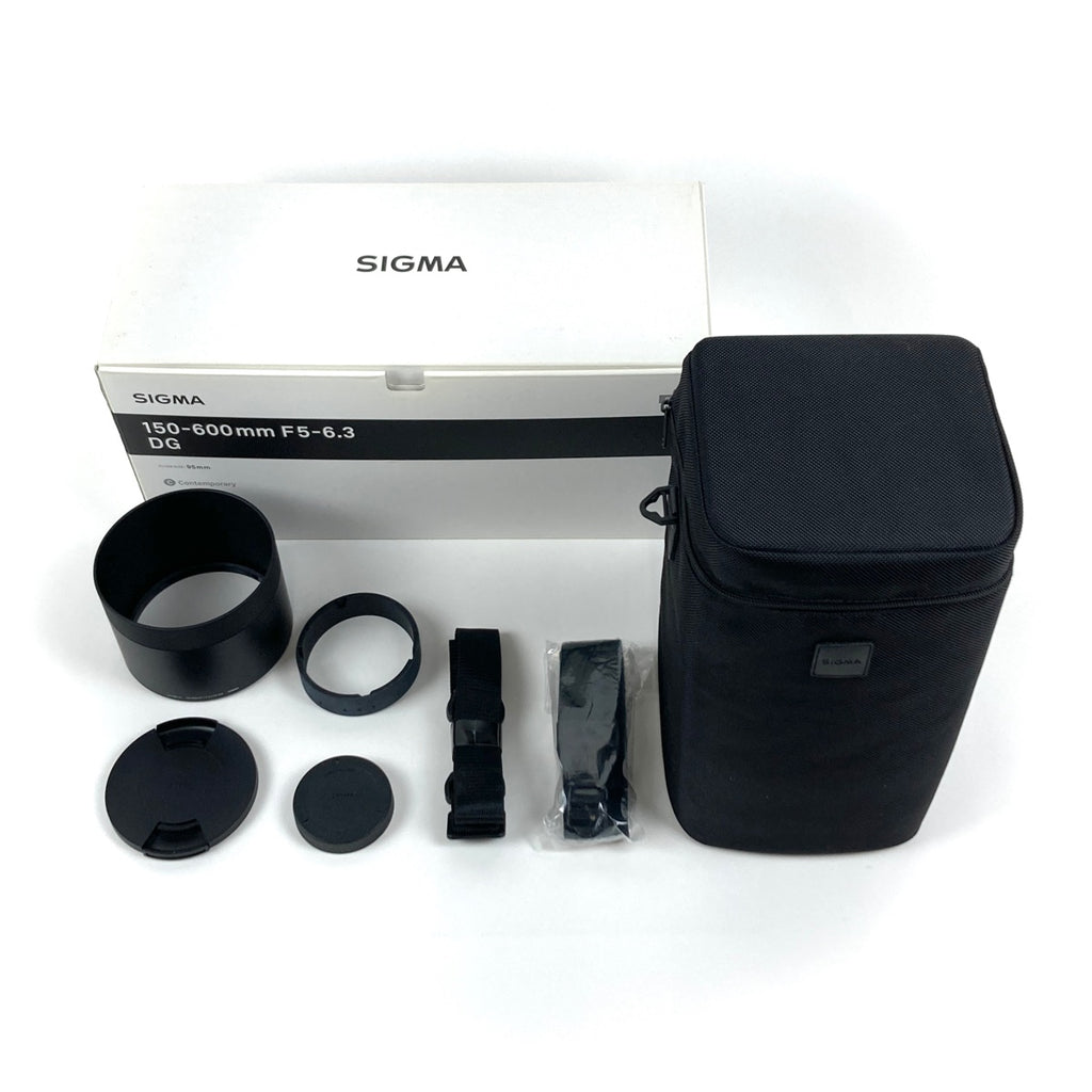 シグマ SIGMA Contemporary 150-600mm F5-6.3 DG OS HSM (キヤノンEF用) 一眼カメラ用レンズ（オートフォーカス） 【中古】