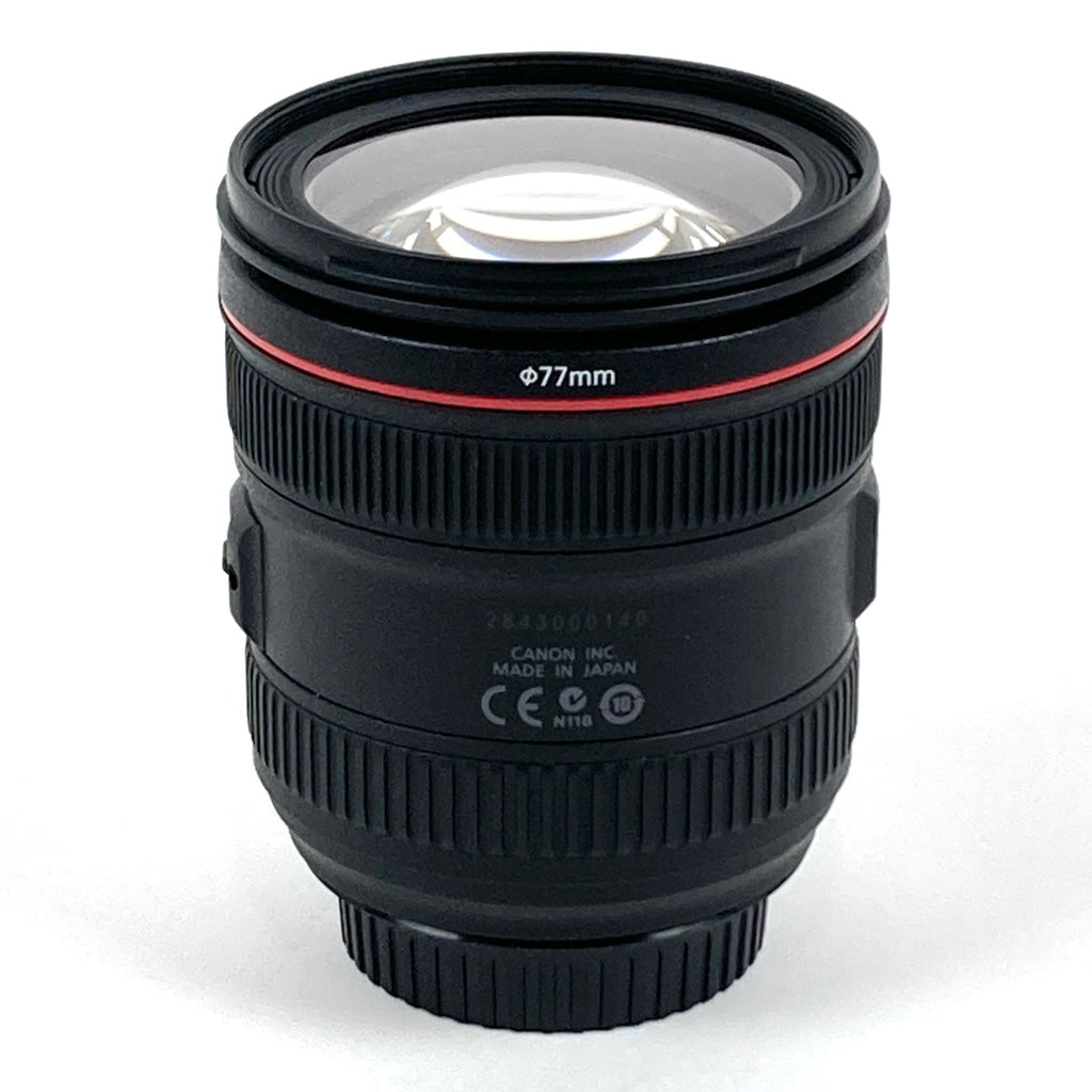 キヤノン Canon EF 24-70mm F4L IS USM 一眼カメラ用レンズ（オートフォーカス） 【中古】