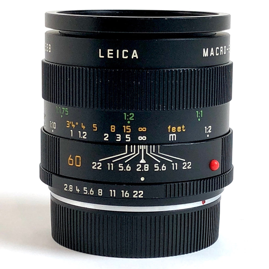 ライカ LEICA MACRO-ELMARIT-R 60mm F2.8 マクロエルマリート R-ONLY 一眼カメラ用レンズ（マニュアルフォーカス）  【中古】