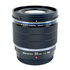 オリンパス OLYMPUS OM-SYSTEM M.ZUIKO DIGITAL 20mm F1.4 PRO 一眼カメラ用レンズ（オートフォーカス） 【中古】