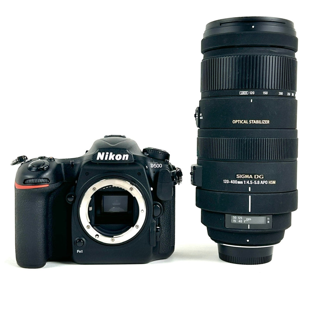 ニコン Nikon D500 + APO 120-400mm F4.5-5.6 DG OS HSM (ニコンF用) デジタル 一眼レフカメラ 【中古】