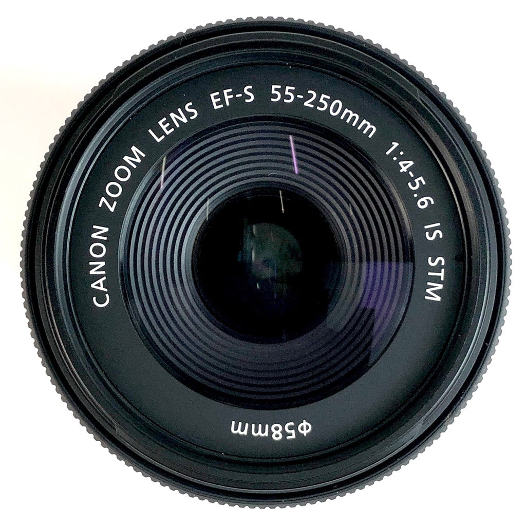 キヤノン Canon EF-S 55-250mm F4-5.6 IS STM 一眼カメラ用レンズ（オートフォーカス） 【中古】