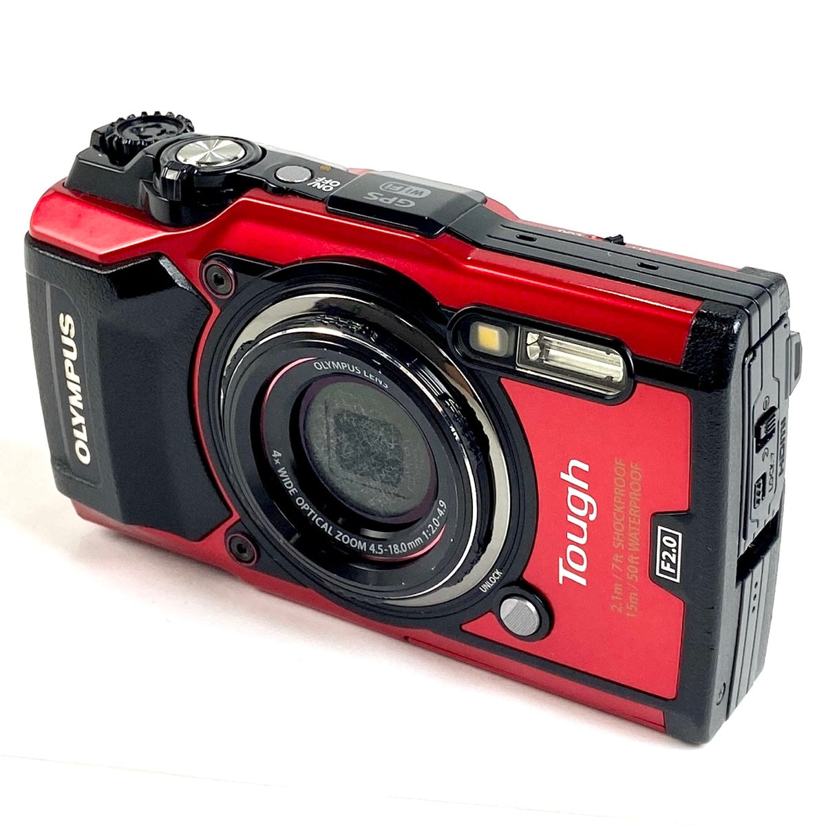 オリンパス OLYMPUS Tough TG-5 レッド コンパクトデジタルカメラ 【中古】