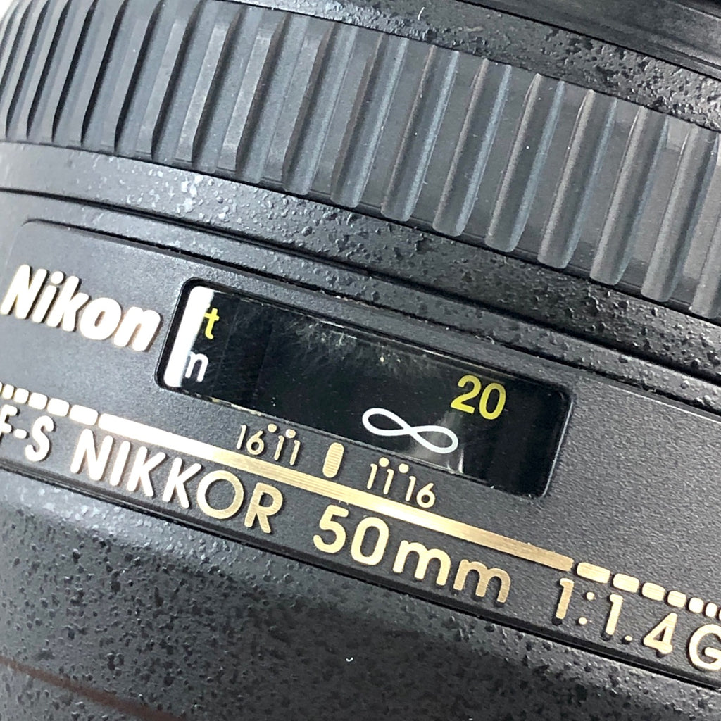 ニコン Nikon AF-S NIKKOR 50mm F1.4G 一眼カメラ用レンズ（オートフォーカス） 【中古】