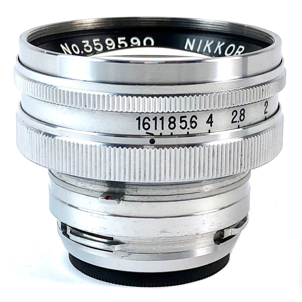 ニコン Nikon NIKKOR-S (.C) 50mm F1.4 5cm シルバー Sマウント レンジファインダーカメラ用レンズ 【中古】