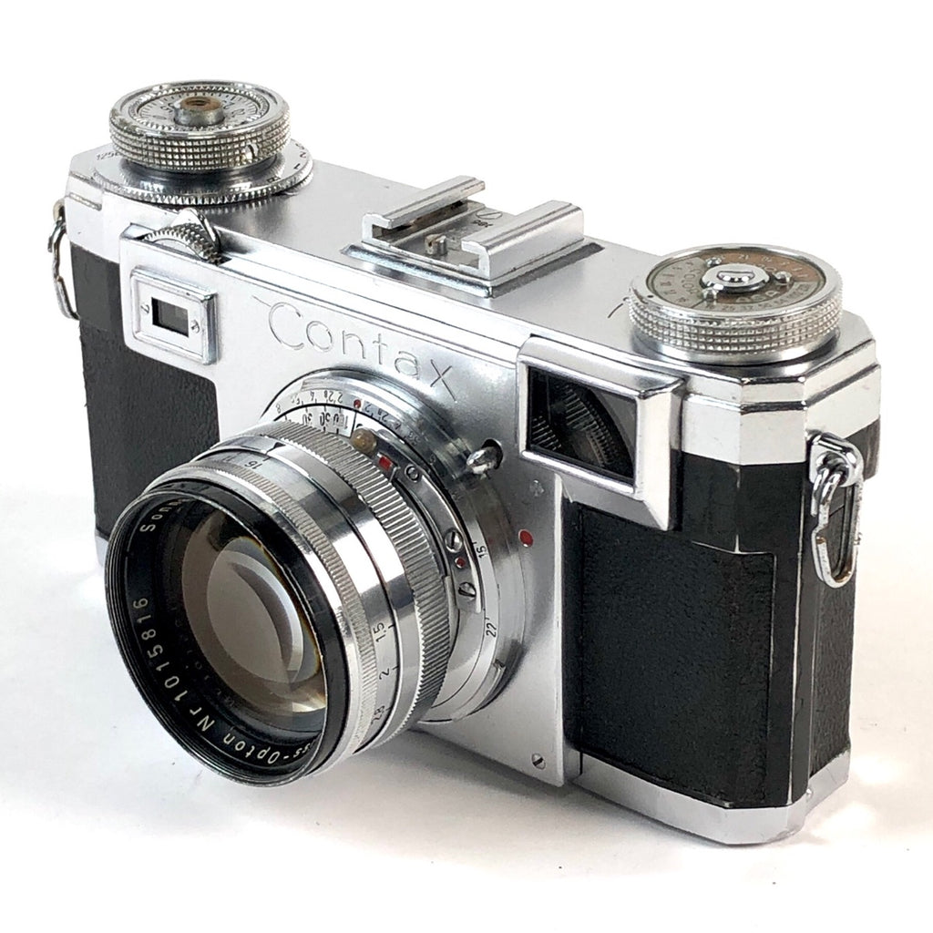 ツァイス・イコン Zeiss Ikon Contax IIa + Zeiss-Opton Sonnar 50mm F1.5 ［ジャンク品］ フィルム レンジファインダーカメラ 【中古】