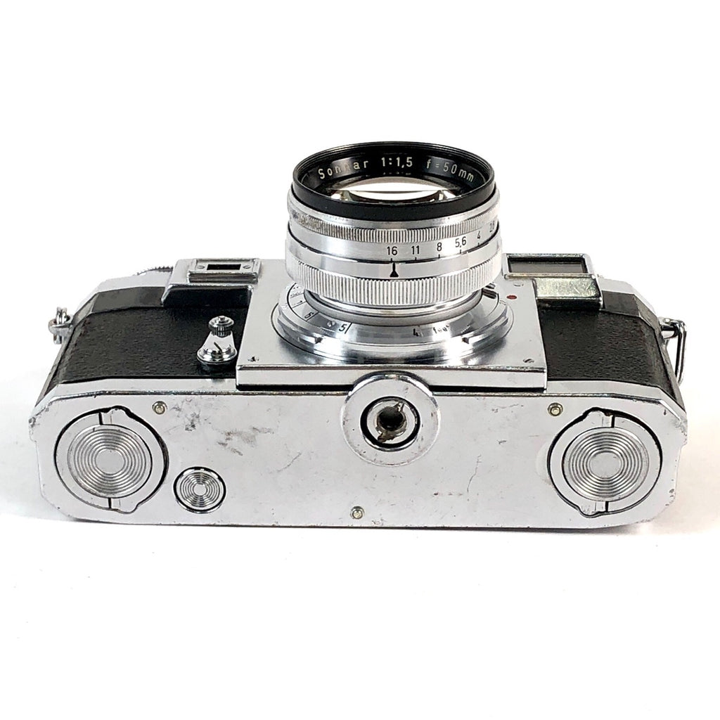 ツァイス・イコン Zeiss Ikon Contax IIa + Zeiss-Opton Sonnar 50mm F1.5 ［ジャンク品］ フィルム レンジファインダーカメラ 【中古】