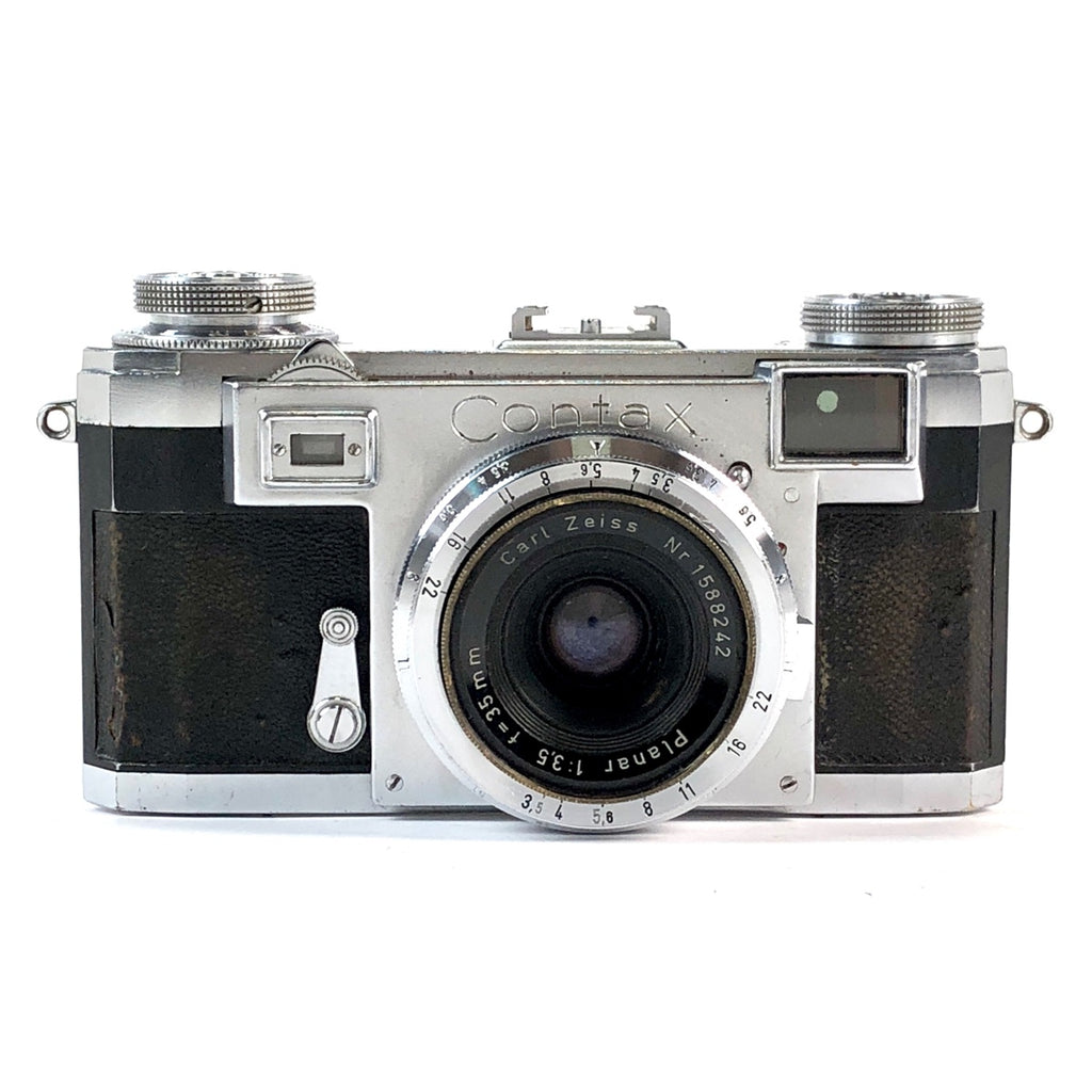 ツァイス・イコン Zeiss Ikon Contax IIa + Planar 35mm F3.5 ［ジャンク品］ フィルム レンジファインダーカメラ 【中古】