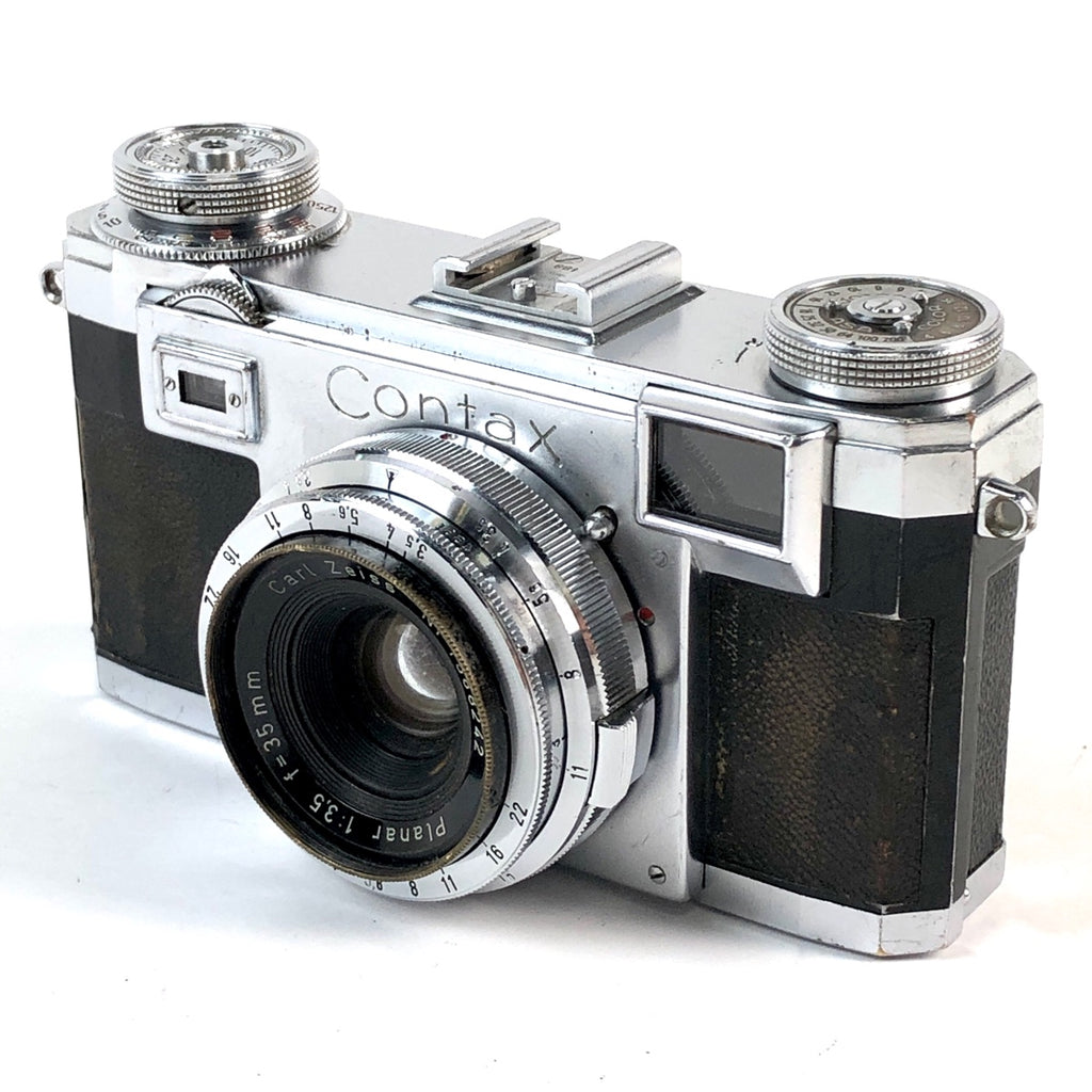 ツァイス・イコン Zeiss Ikon Contax IIa + Planar 35mm F3.5 ［ジャンク品］ フィルム レンジファインダーカメラ 【中古】