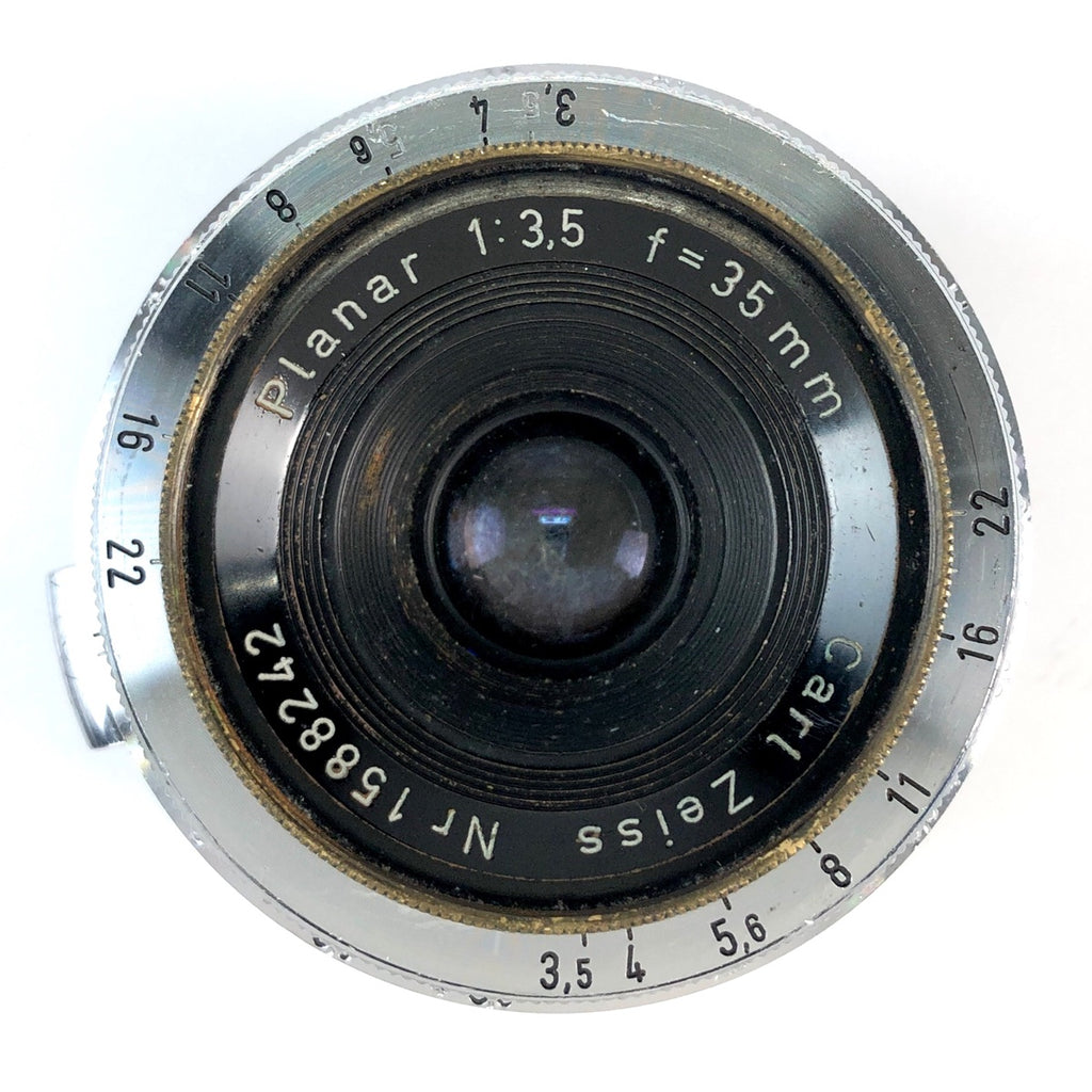 ツァイス・イコン Zeiss Ikon Contax IIa + Planar 35mm F3.5 ［ジャンク品］ フィルム レンジファインダーカメラ 【中古】