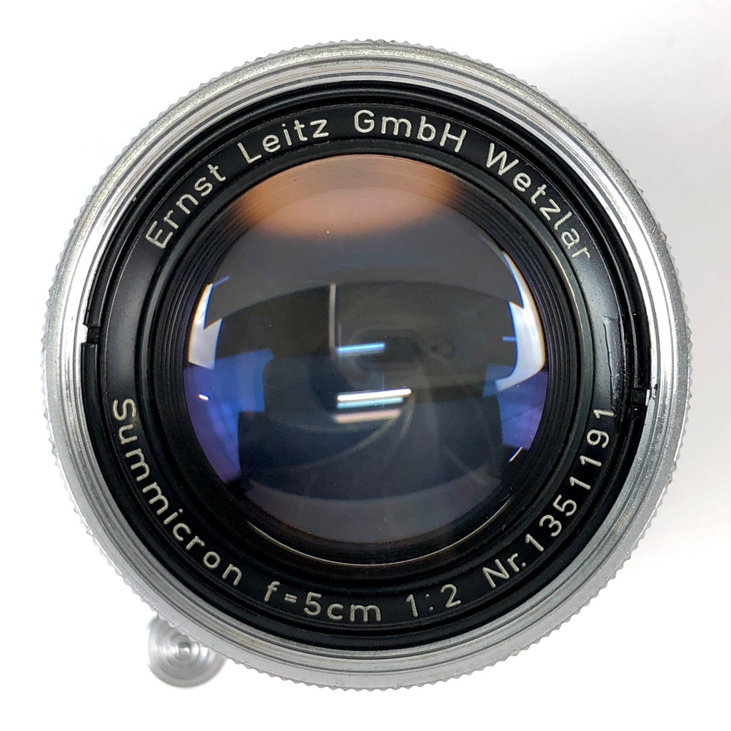 ライカ LEICA SUMMICRON 50mm F2 ズミクロン 沈胴 Mマウント ［ジャンク品］ レンジファインダーカメラ用レンズ 【中古】