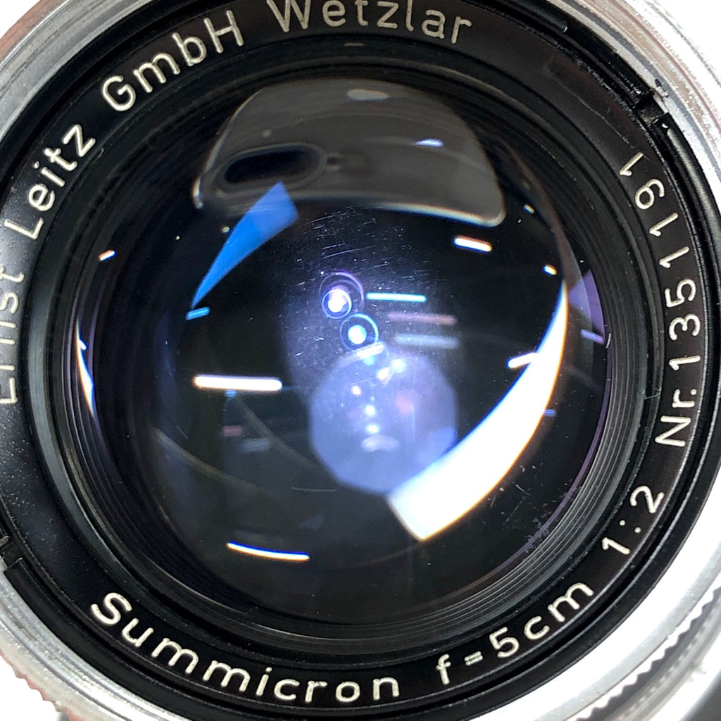 ライカ LEICA SUMMICRON 50mm F2 ズミクロン 沈胴 Mマウント ［ジャンク品］ レンジファインダーカメラ用レンズ 【中古】
