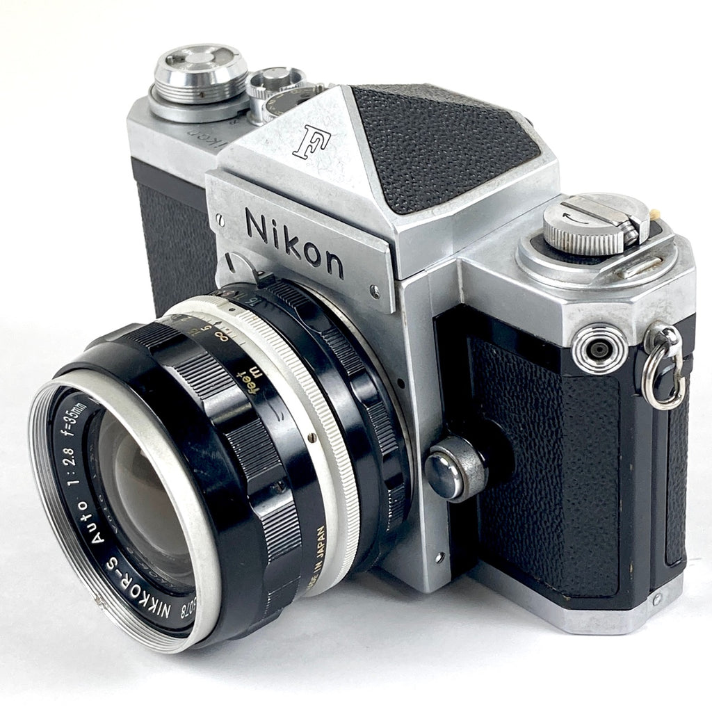 ニコン Nikon F アイレベル + NIKKOR-S 35mm F2.8［ジャンク品］ フィルム マニュアルフォーカス 一眼レフカメラ 【中古】