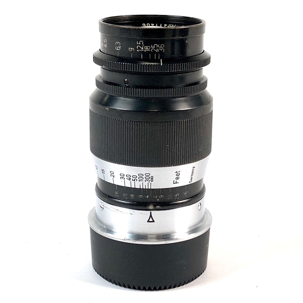 ライカ LEICA ELMAR 90mm F4 エルマー ブラック 9cm Lマウント L39 レンジファインダーカメラ用レンズ 【中古】