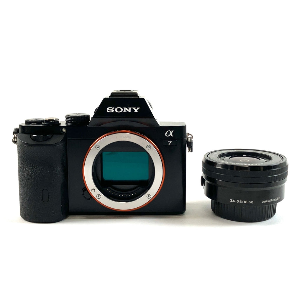 ソニー SONY α7 ILCE-7 + E PZ 16-50mm F3.5-5.6 OSS SELP1650 デジタル ミラーレス 一眼カメラ 【中古】