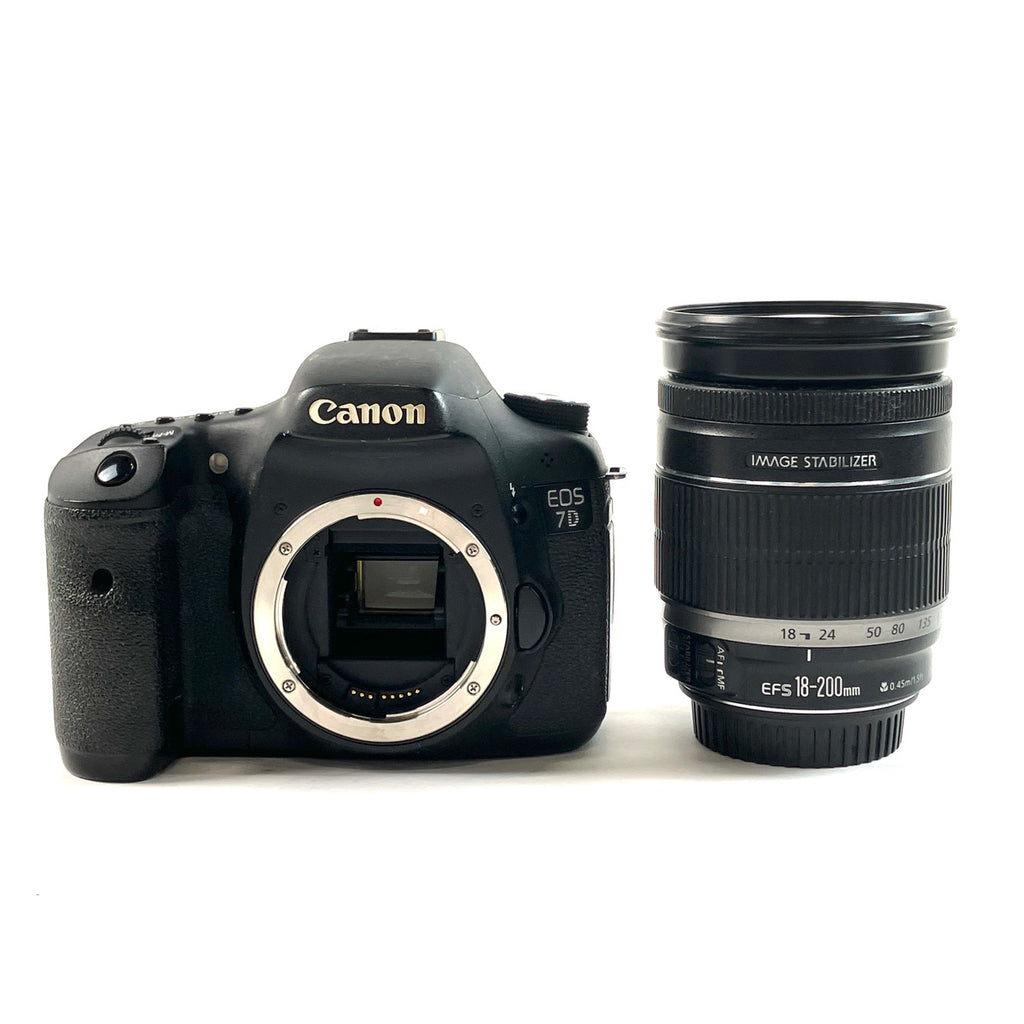 キヤノン Canon EOS 7D EF-S 18-200 IS レンズキット デジタル 一眼レフカメラ 【中古】