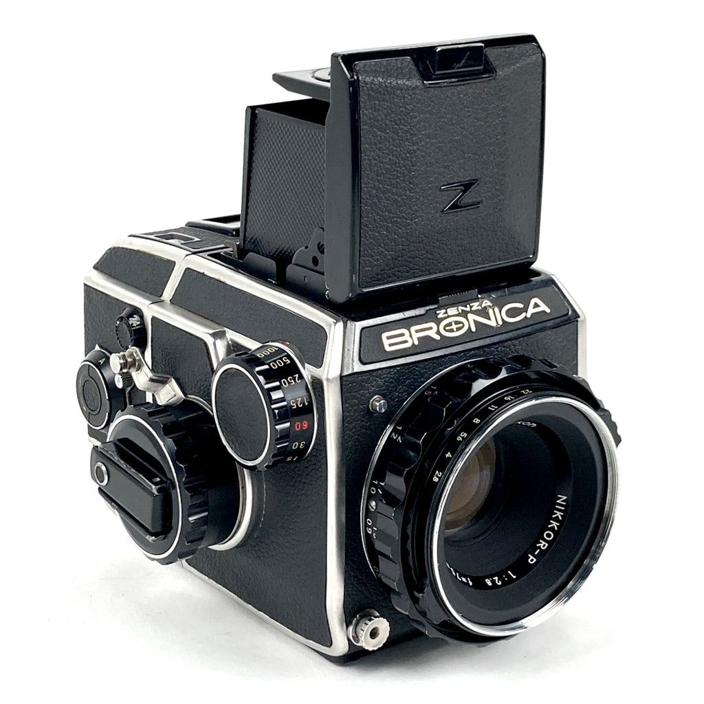 ゼンザブロニカ Zenza Bronica EC + NIKKOR-P 75mm F2.8 ［ジャンク品］ 中判カメラ 【中古】