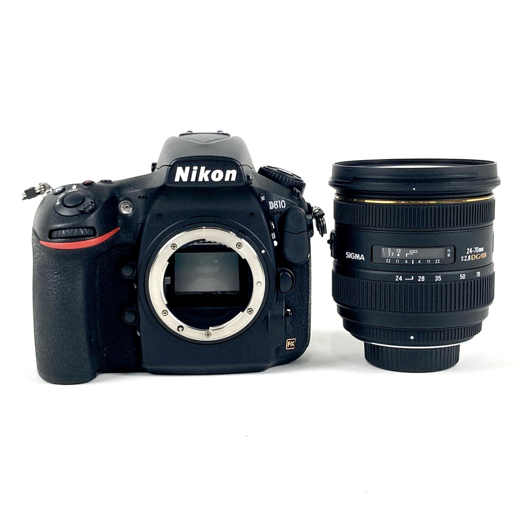 ニコン Nikon D810 ＋ 24-70mm F2.8 IF EX DG HSM (ニコンF用) ［ジャンク品］ デジタル 一眼レフカメラ 【中古】