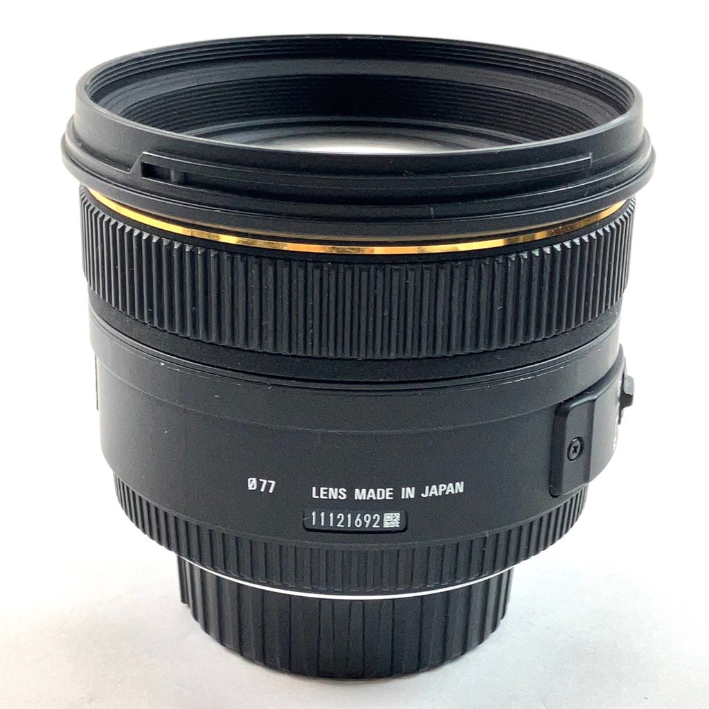 シグマ SIGMA 50mm F1.4 EX DG HSM (ニコンF用) 一眼カメラ用レンズ（オートフォーカス） 【中古】