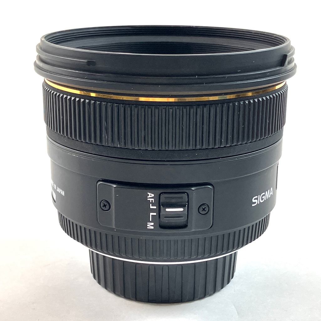 シグマ SIGMA 50mm F1.4 EX DG HSM (ニコンF用) 一眼カメラ用レンズ（オートフォーカス） 【中古】