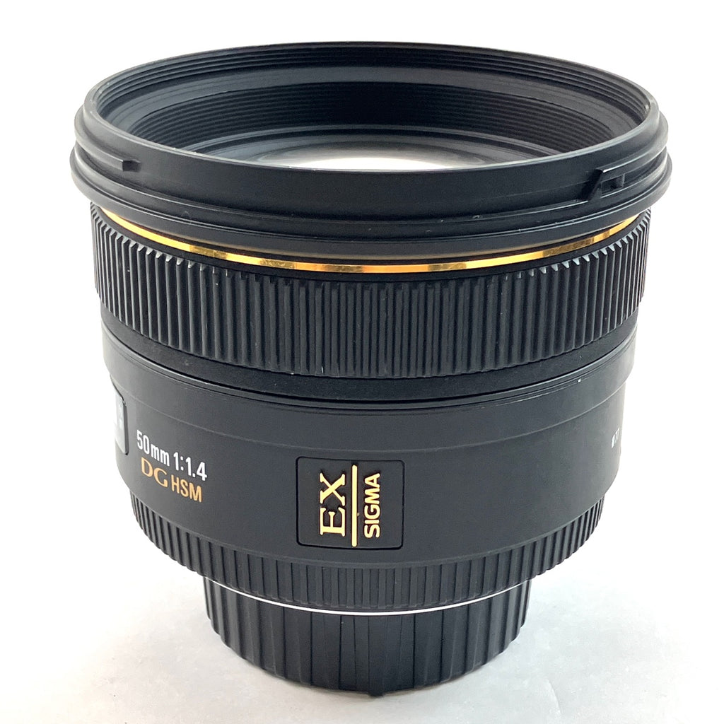 シグマ SIGMA 50mm F1.4 EX DG HSM (ニコンF用) 一眼カメラ用レンズ（オートフォーカス） 【中古】