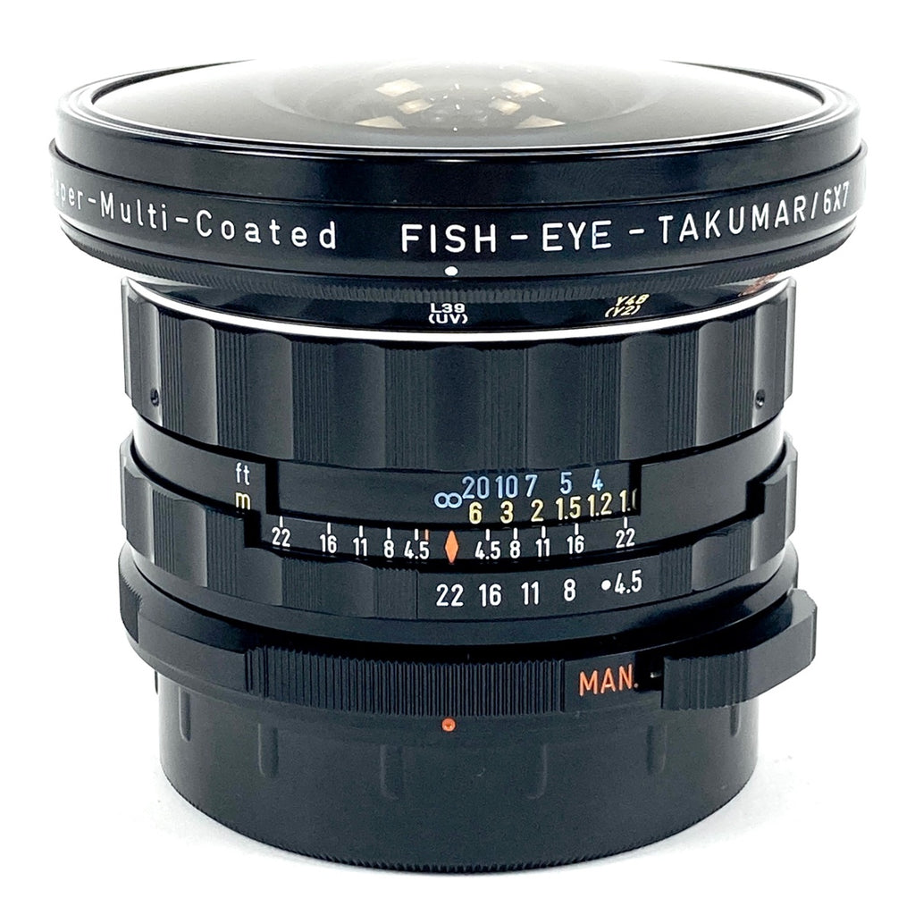 ペンタックス PENTAX FISHEYE-TAKUMAR 6X7 35mm F4.5 67 バケペン用 中判カメラ用レンズ 【中古】