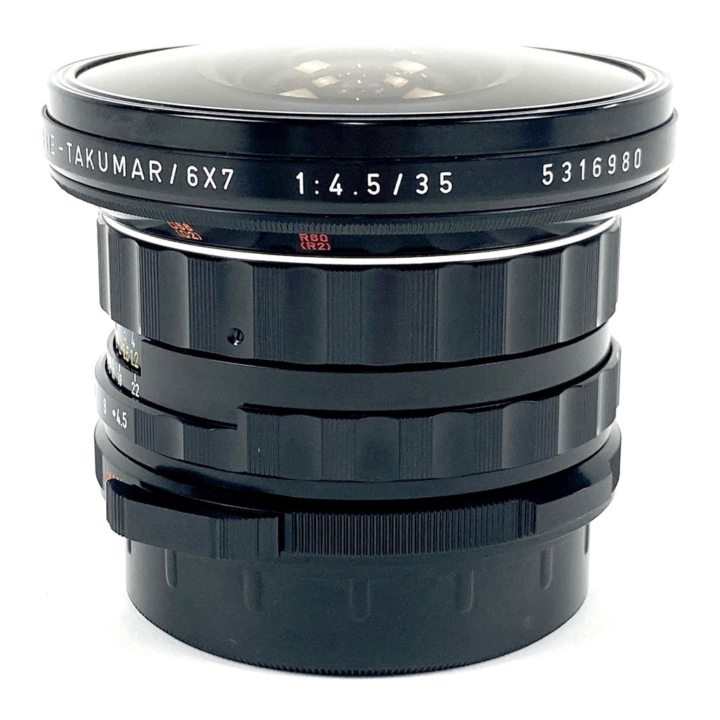 ペンタックス PENTAX FISHEYE-TAKUMAR 6X7 35mm F4.5 67 バケペン用 中判カメラ用レンズ 【中古】