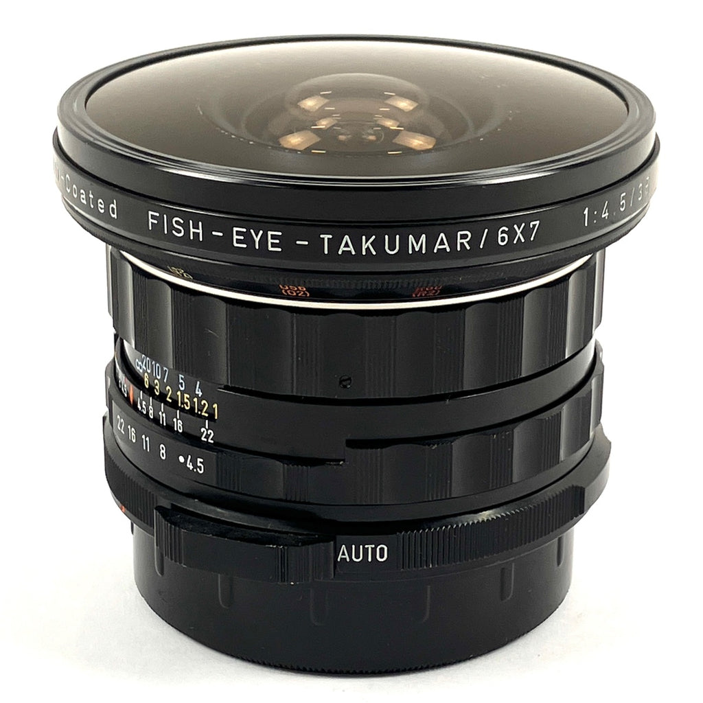 ペンタックス PENTAX FISHEYE-TAKUMAR 6X7 35mm F4.5 67 バケペン用 中判カメラ用レンズ 【中古】