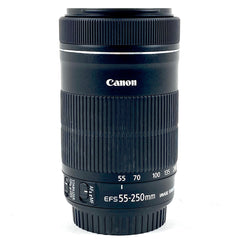 キヤノン Canon EF-S 55-250mm F4-5.6 IS STM 一眼カメラ用レンズ（オートフォーカス） 【中古】