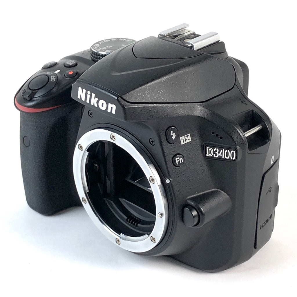 ニコン Nikon D3400 18-55VR レンズキット ブラック デジタル 一眼レフカメラ 【中古】