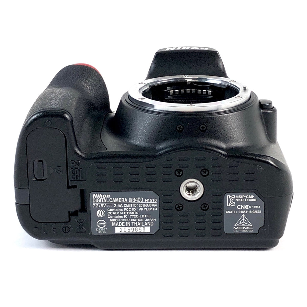 ニコン Nikon D3400 18-55VR レンズキット ブラック デジタル 一眼レフカメラ 【中古】