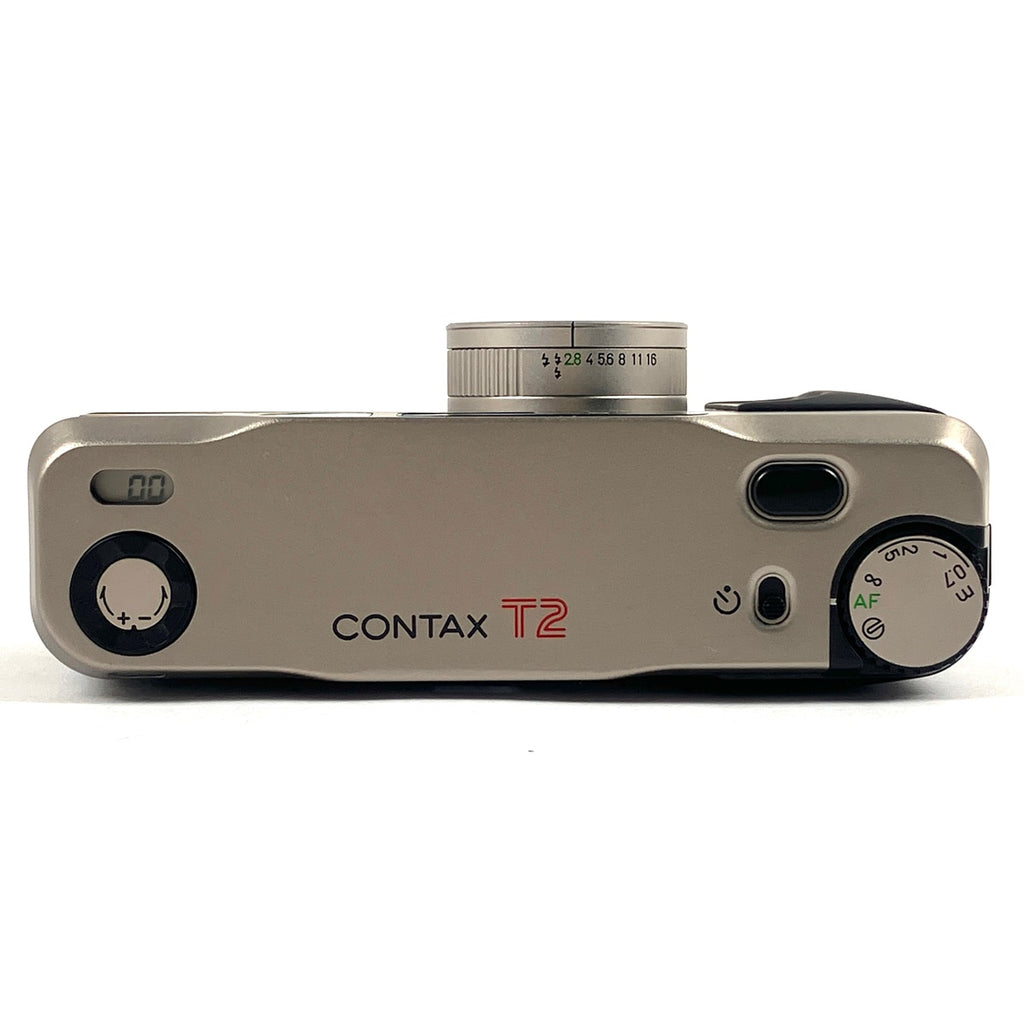 コンタックス CONTAX T2 チタンシルバー ［ジャンク品］ フィルム コンパクトカメラ 【中古】