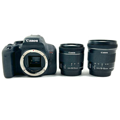 キヤノン Canon EOS Kiss X9i ＋ EF-S 18-55mm F4-5.6 IS STM ＋ EF-S 10-18mm F4.5-5.6 IS STM デジタル 一眼レフカメラ 【中古】