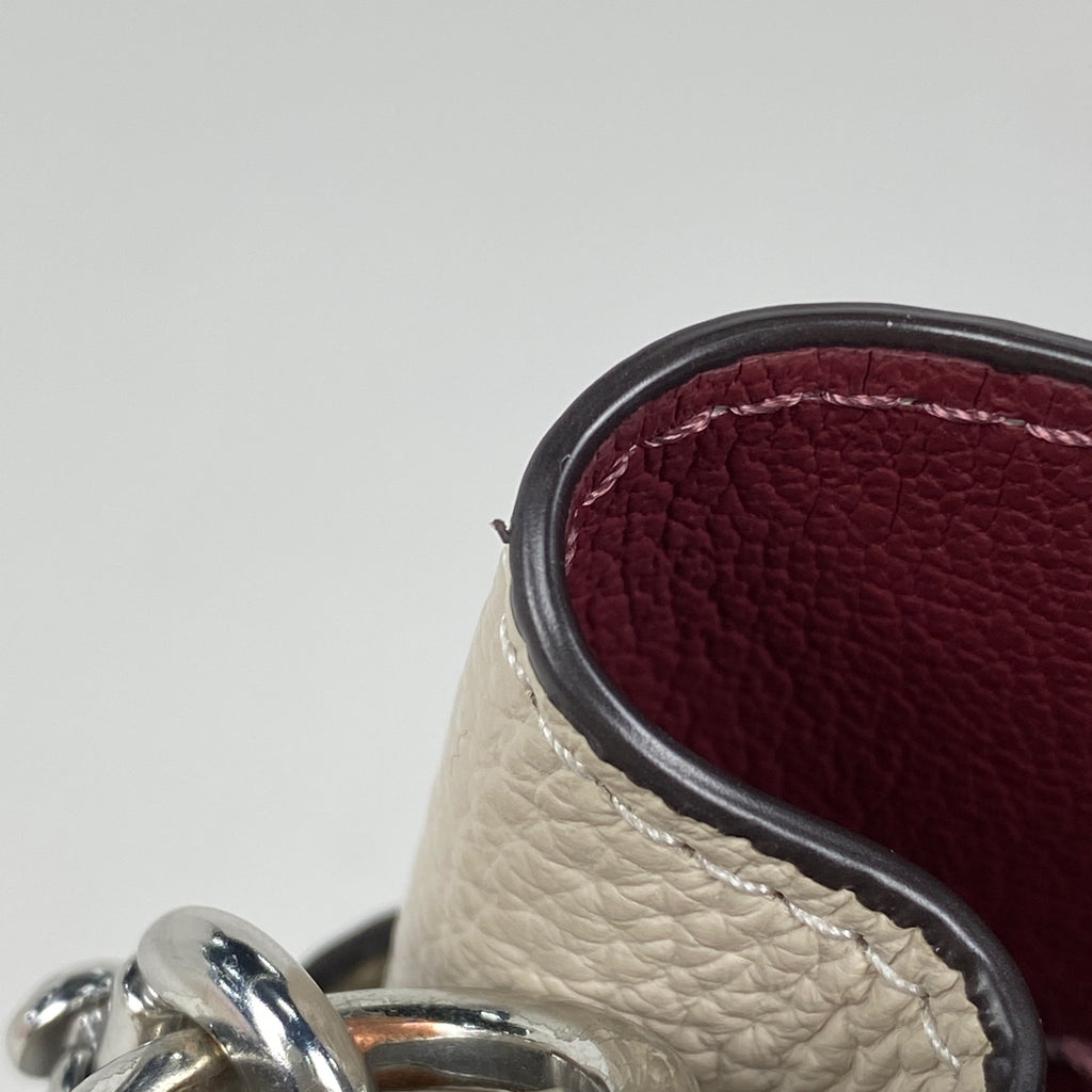 コーチ ハンナ ショルダー バッグ 2WAY ワンショルダー ハンドバッグ ショルダーバッグ レザー オフホワイト CH194 レディース 【中古】brbag