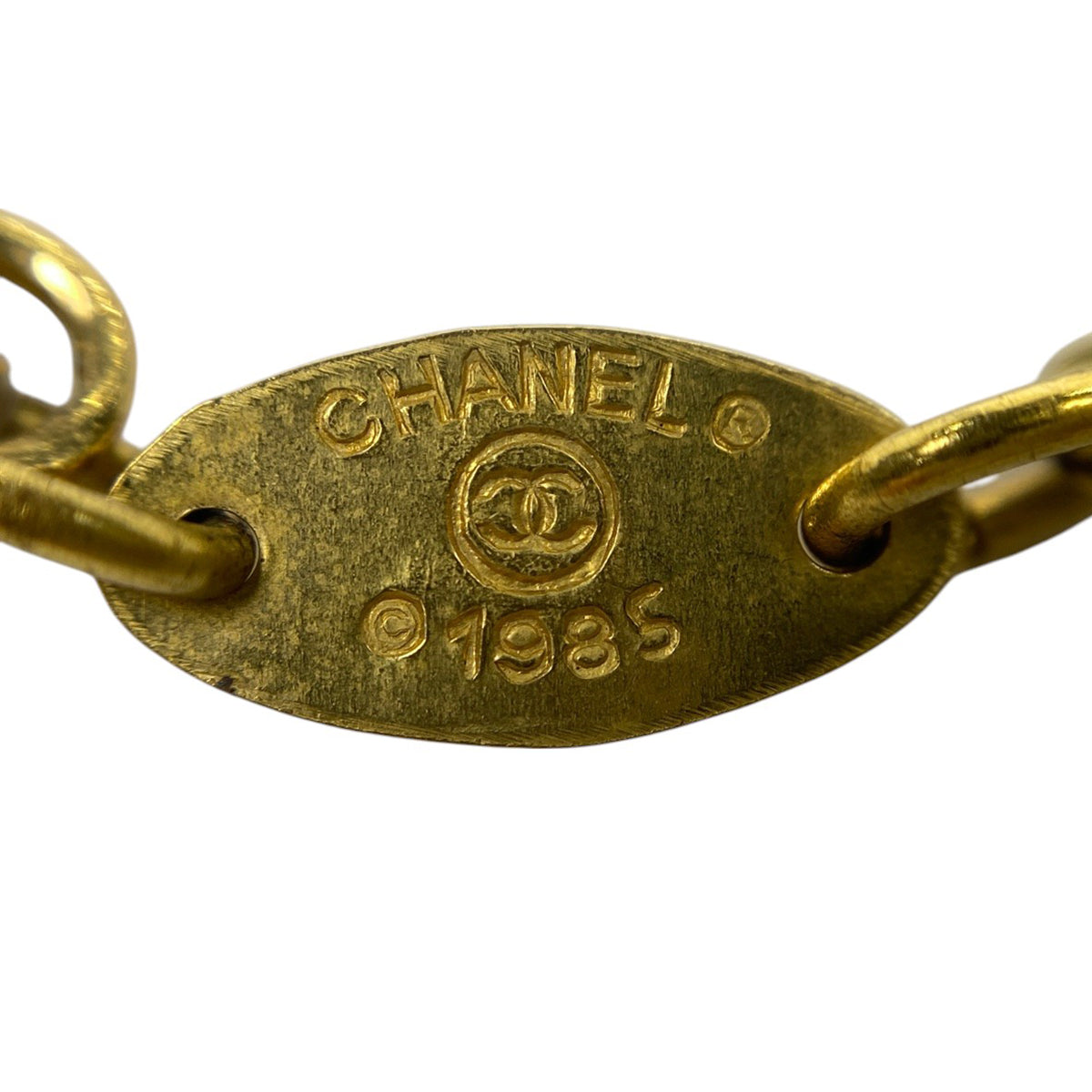 バイセル公式】シャネル カラーストーン チェーン ベルト