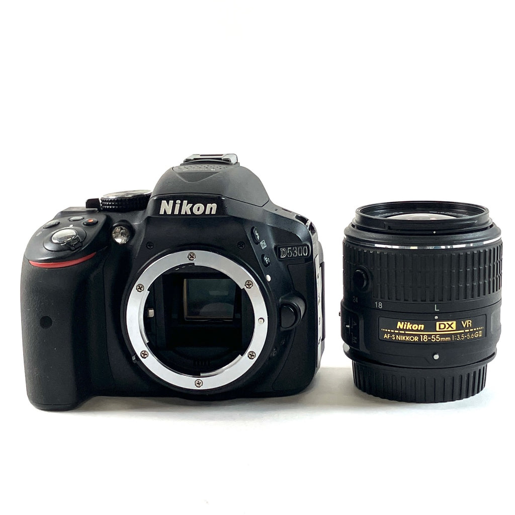 ニコン Nikon D5300 18-55 VR II レンズキット ブラック デジタル 一眼レフカメラ 【中古】