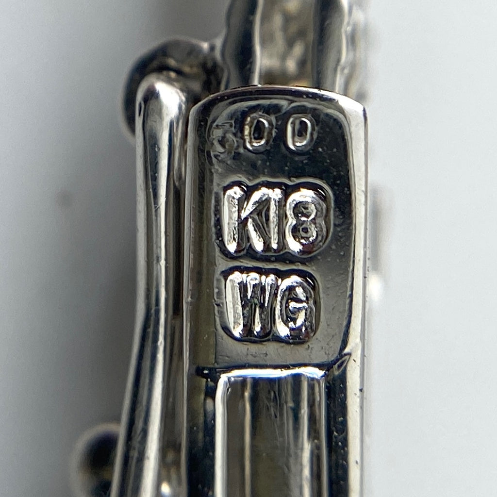 メレダイヤ デザインネックレス WG ホワイトゴールド ネックレス K18 WG ダイヤモンド レディース 【中古】 
 ラッピング可