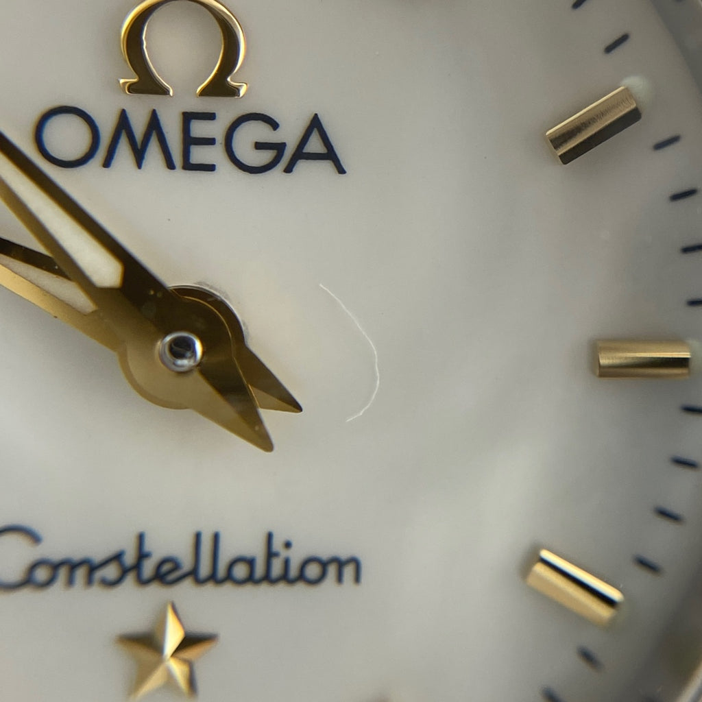 オメガ コンステレーション ミニ 1267.70 腕時計 SS YG ダイヤモンド クォーツ ホワイト レディース 【中古】 
 ラッピング可