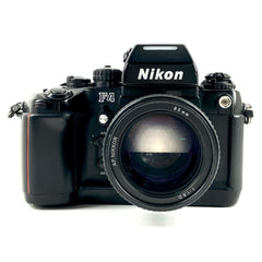 ニコン Nikon F4 + AF NIKKOR 85mm F1.8D フィルム オートフォーカス 一眼レフカメラ 【中古】