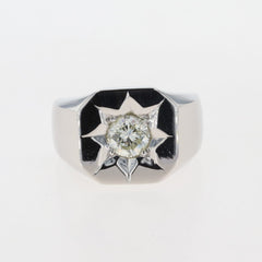 ダイヤモンド デザインリング プラチナ 指輪 リング 18号 Pt900 ダイヤモンド メンズ 【中古】 
 ラッピング可