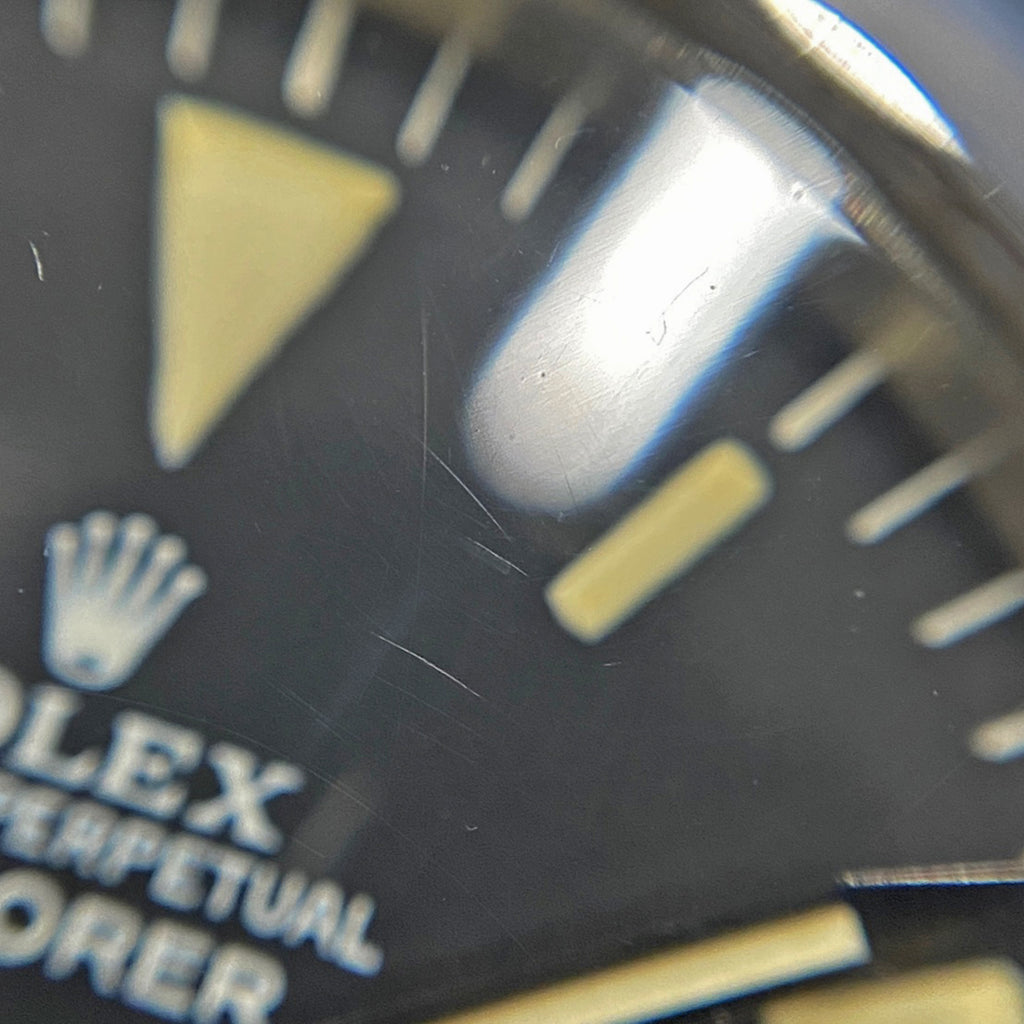 ロレックス エクスプローラー 1 1016 腕時計 SS 自動巻き ブラック メンズ 【中古】 
 ラッピング可