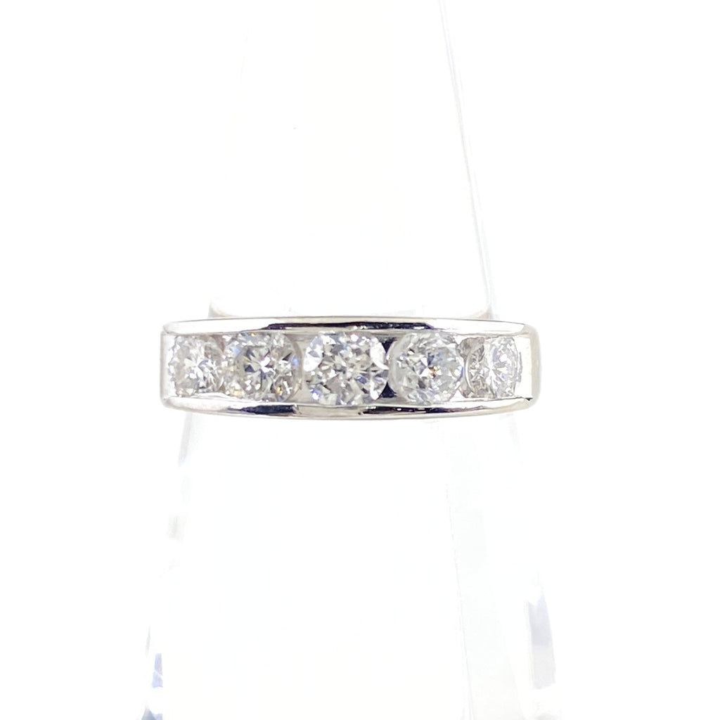 メレダイヤ デザインリング プラチナ 指輪 リング 10号 Pt900 ダイヤモンド レディース 【中古】nbjwl