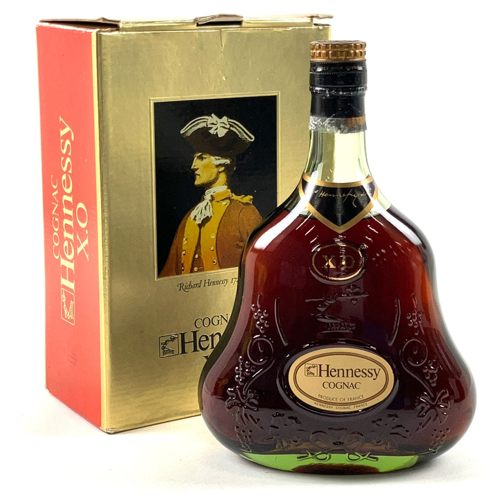 ヘネシー Hennessy XO 金キャップ グリーンボトル 700ml ブランデー コニャック 【古酒】liqbb