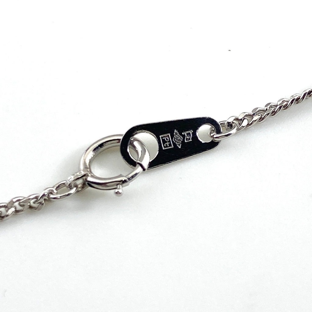 メレダイヤ デザインネックレス プラチナ ペンダント ネックレス Pt900 Pt850 ダイヤモンド レディース 【中古】nbjwl