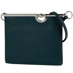 エルメス モール ドゥ ブリッド ショルダーバッグ グレインレザー グリーン Z レディース 【中古】 brbag