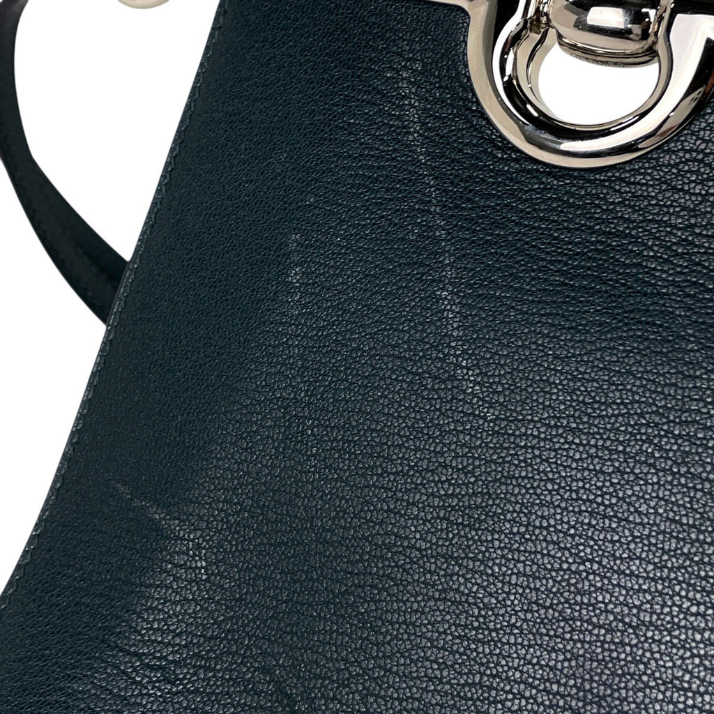 エルメス モール ドゥ ブリッド ショルダーバッグ グレインレザー グリーン Z レディース 【中古】 brbag