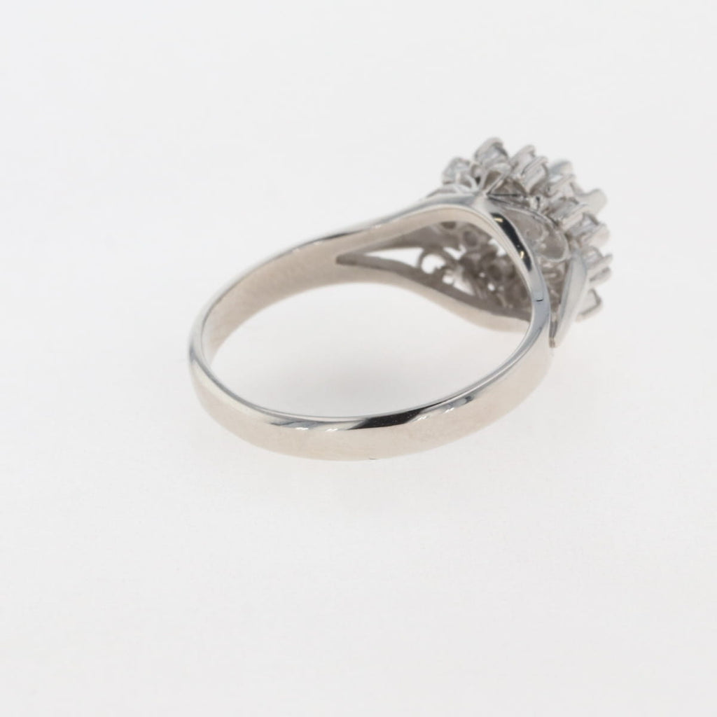 メレダイヤ デザインリング プラチナ 指輪 リング 8.0 Pt900 ダイヤモンド レディース 【中古】 
 ラッピング可