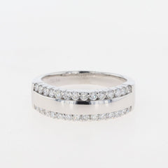 メレダイヤ デザインリング 指輪 リング 15号 750 ダイヤモンド レディース 【中古】 
 ラッピング可