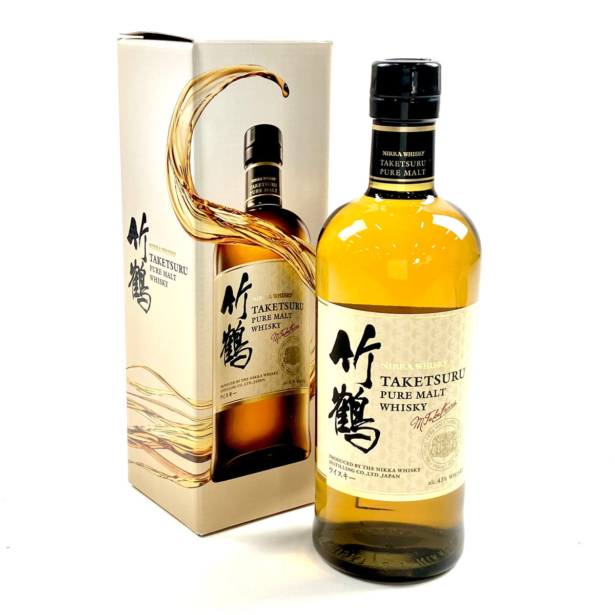 【東京都内限定お届け】 ニッカ NIKKA 竹鶴 ピュアモルト 白ラベル 700ml 国産ウイスキー 【古酒】